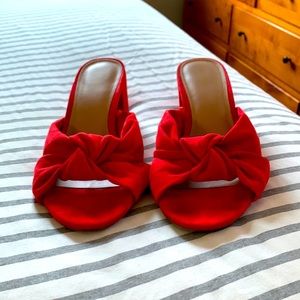 Red Slides/Sandals
